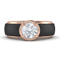 Handgefertigter Edler Diamant Schmuck-Ring 1,50 Karat von