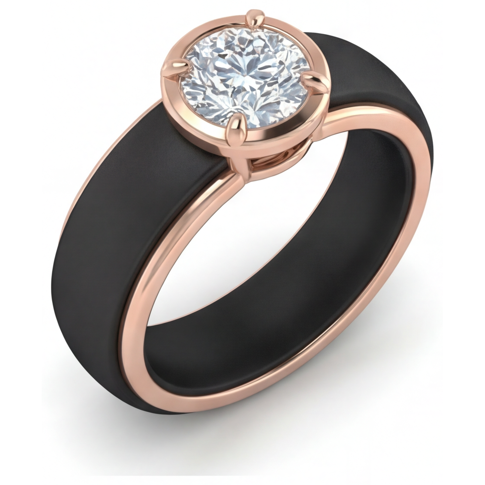 Zeitloser Schmuck-Ring 1,50 Karat – Frontansicht
