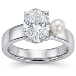 2,25 Karat Edler Diamant Solitär-Ring in 14K Weißgold
