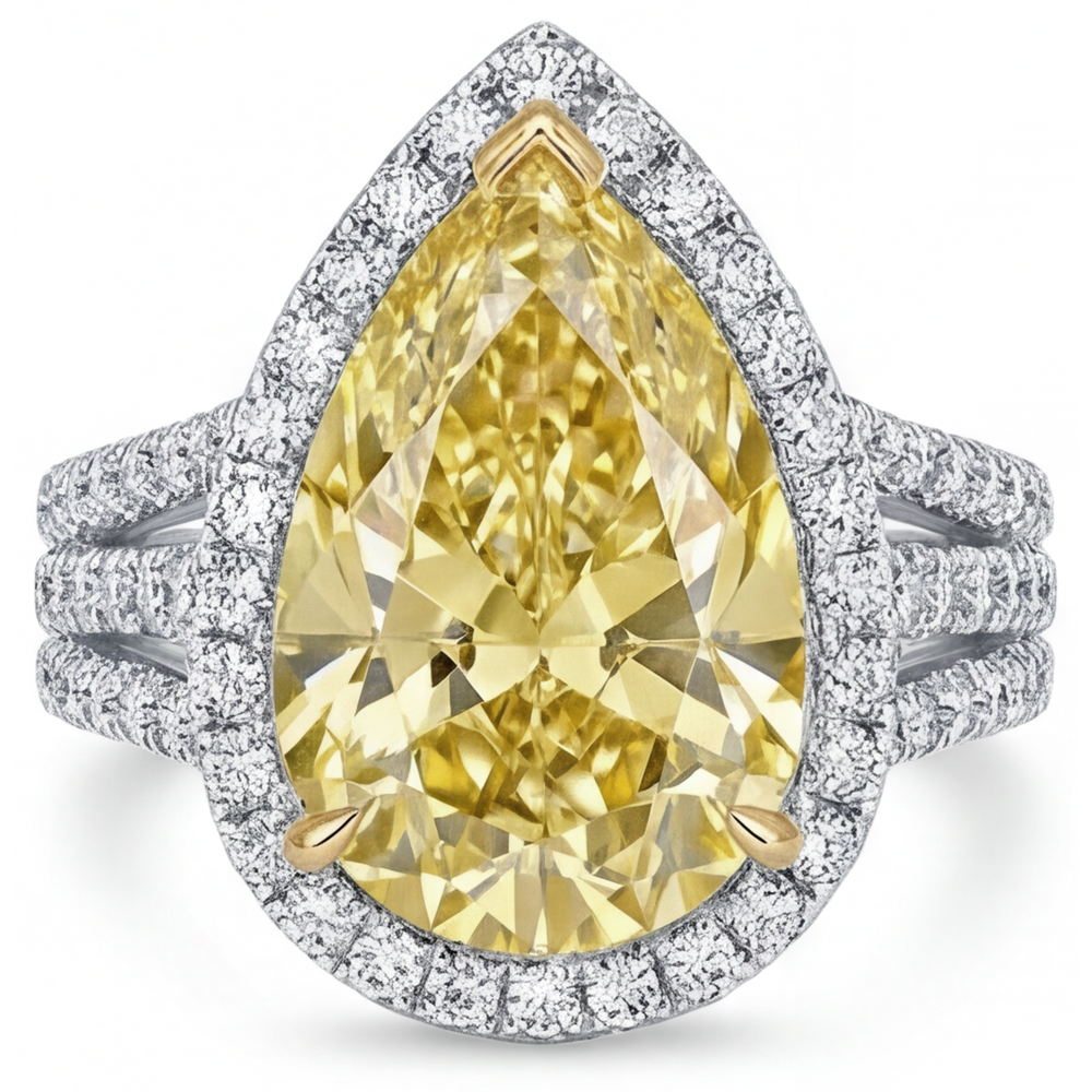 Brillanter Statement-Ring 4 Karat – Hauptansicht