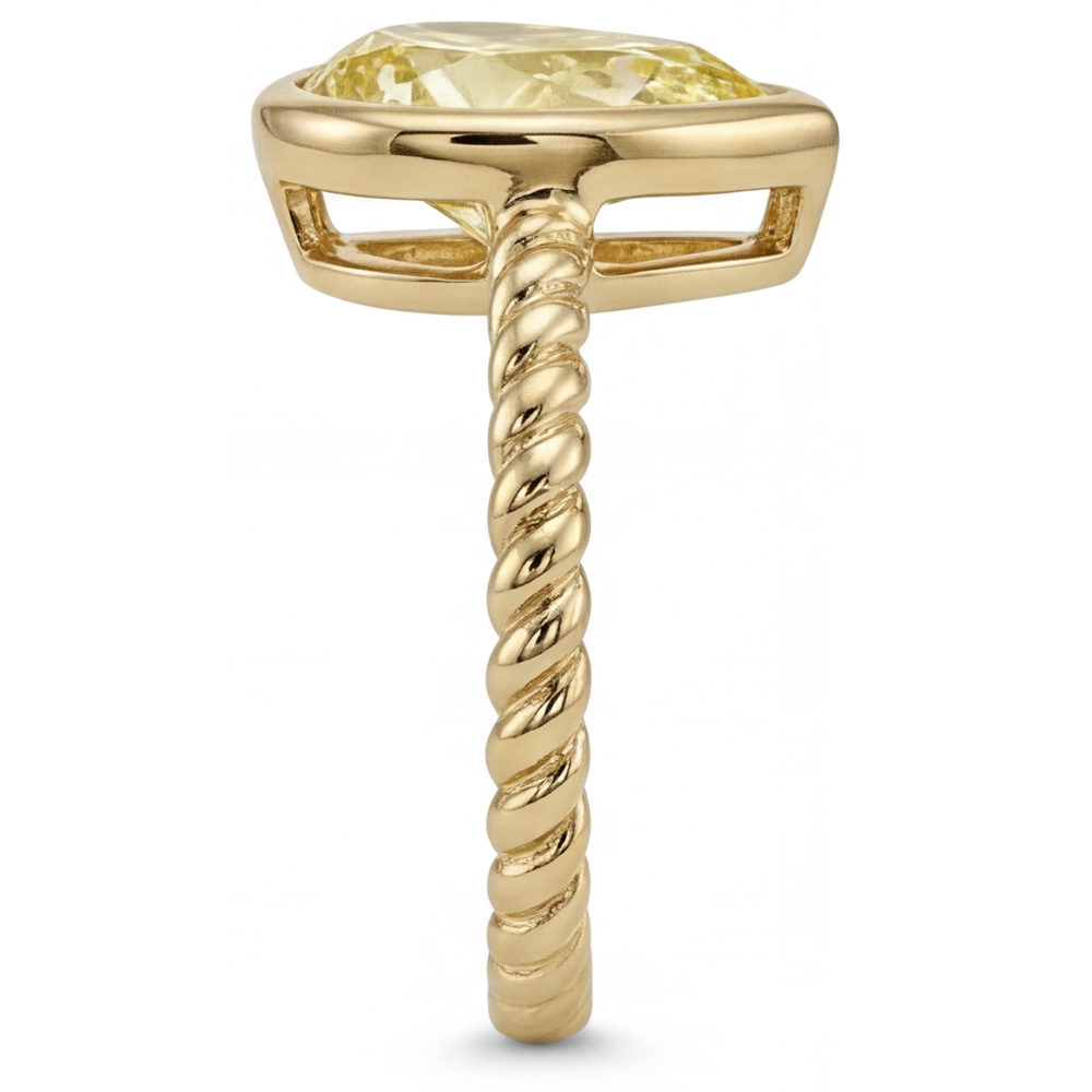 Premium Statement-Ring 2,25 Karat – Draufsicht