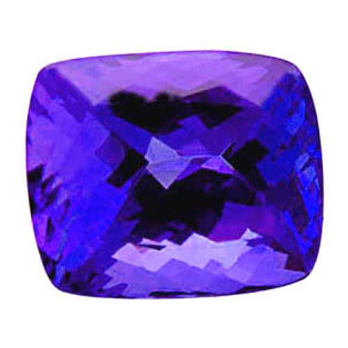 Schimmernder Blauer Tansanit Loose Sapphires Natural 7 Karat – Hauptansicht