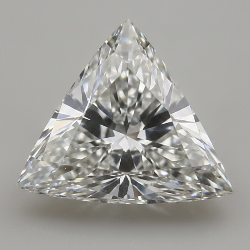Echter 2 Karat Dreieck Trilliant F VS1 Natürlicher loser Diamant aus der Erde gewonnen