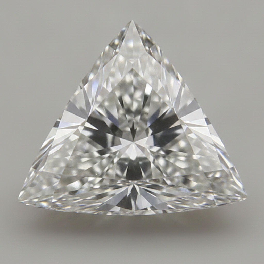 Echter 2 Karat Dreieck Trilliant F VS1 Natürlicher loser Diamant aus der Erde gewonnen