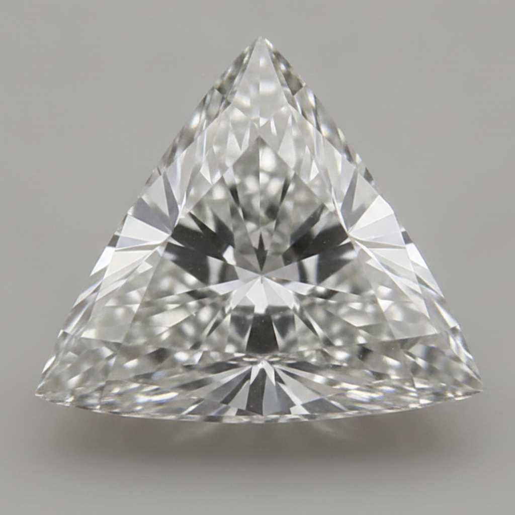 Echter 2 Karat Dreieck Trilliant F VS1 Natürlicher loser Diamant aus der Erde gewonnen