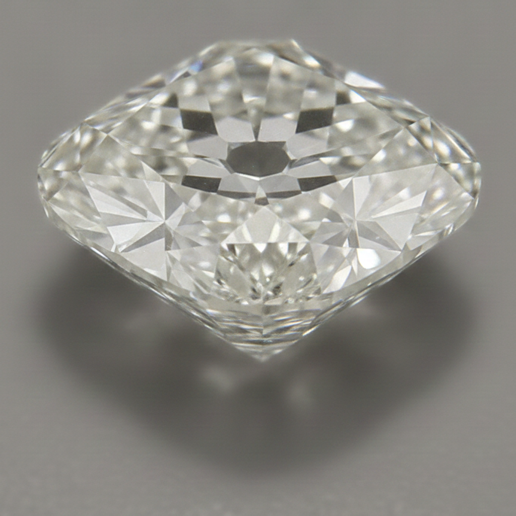 Echter antiker Old Mine Kissenschliff authentischer loser Diamant F VS1 8 Karat