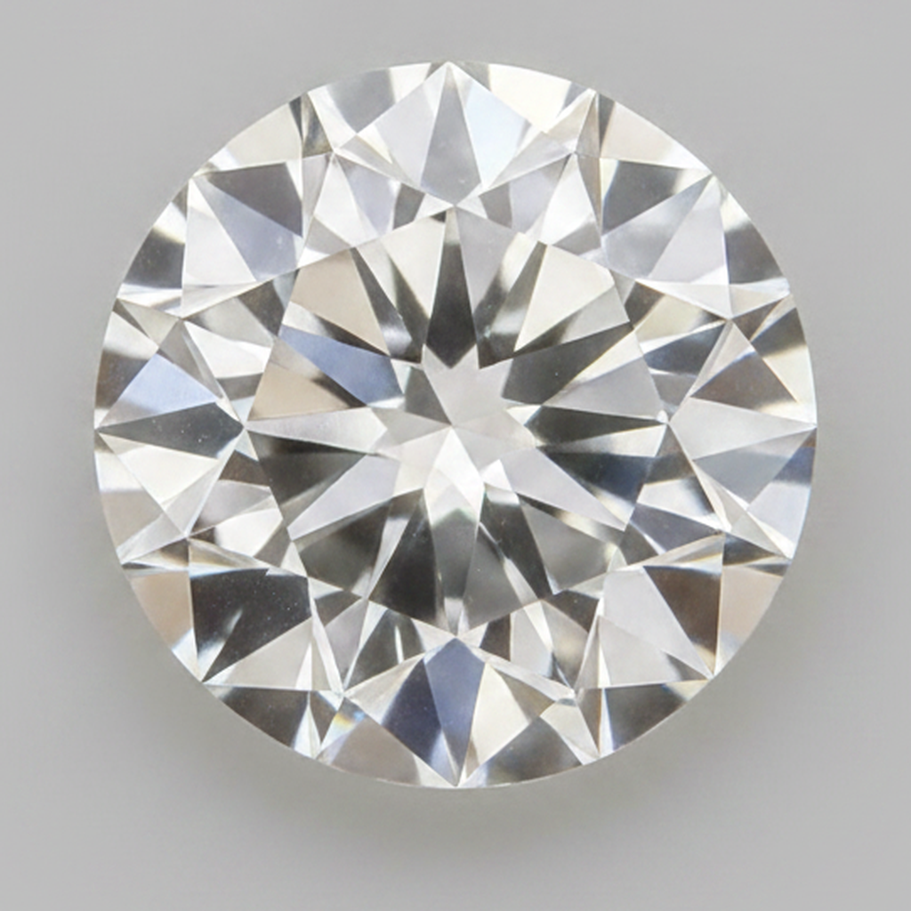 Echter F VS1 2 Karat loser Diamant, natürlich, rund, aus der Erde gewonnen, Alteuropäischer Schliff