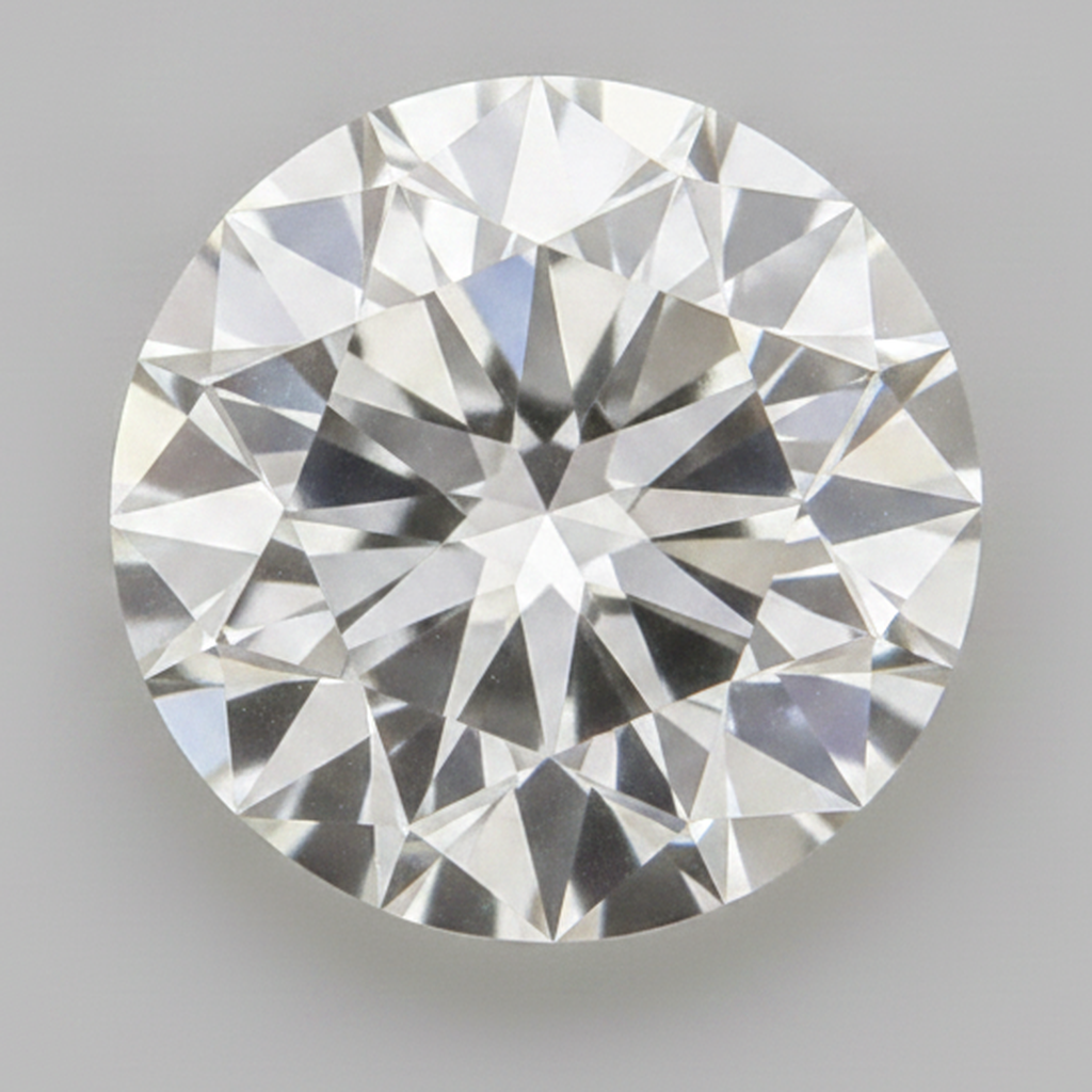 Echter F VS1 2 Karat loser Diamant, natürlich, rund, aus der Erde gewonnen, Alteuropäischer Schliff
