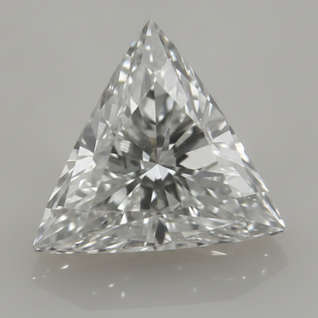 Echter F VS1 4 Karat Trillion-Schliff aus der Erde gewonnener loser Diamant