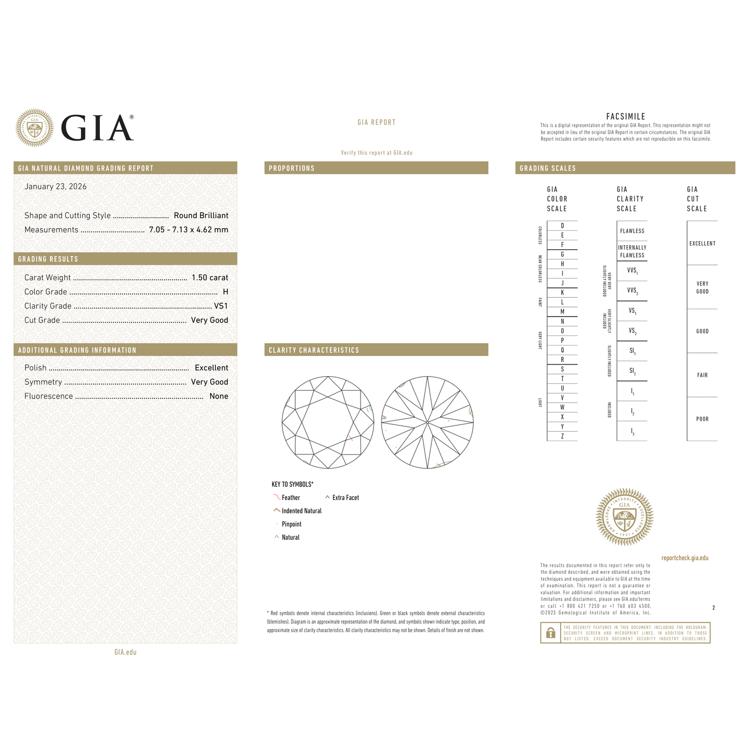 GIA Certificate
