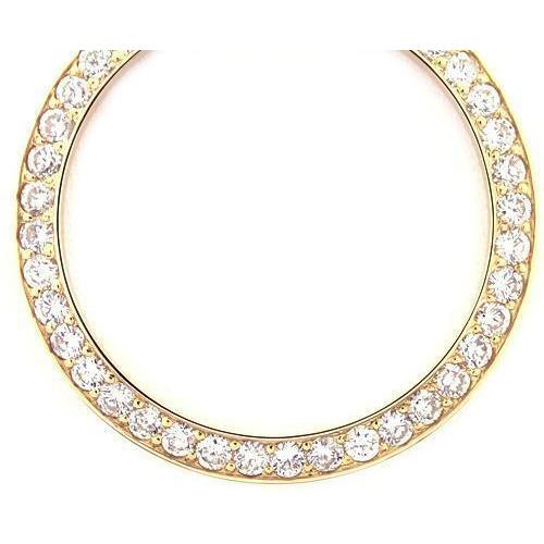 Schimmernder Edler Diamant Uhr 2,50 Karat – Hauptansicht