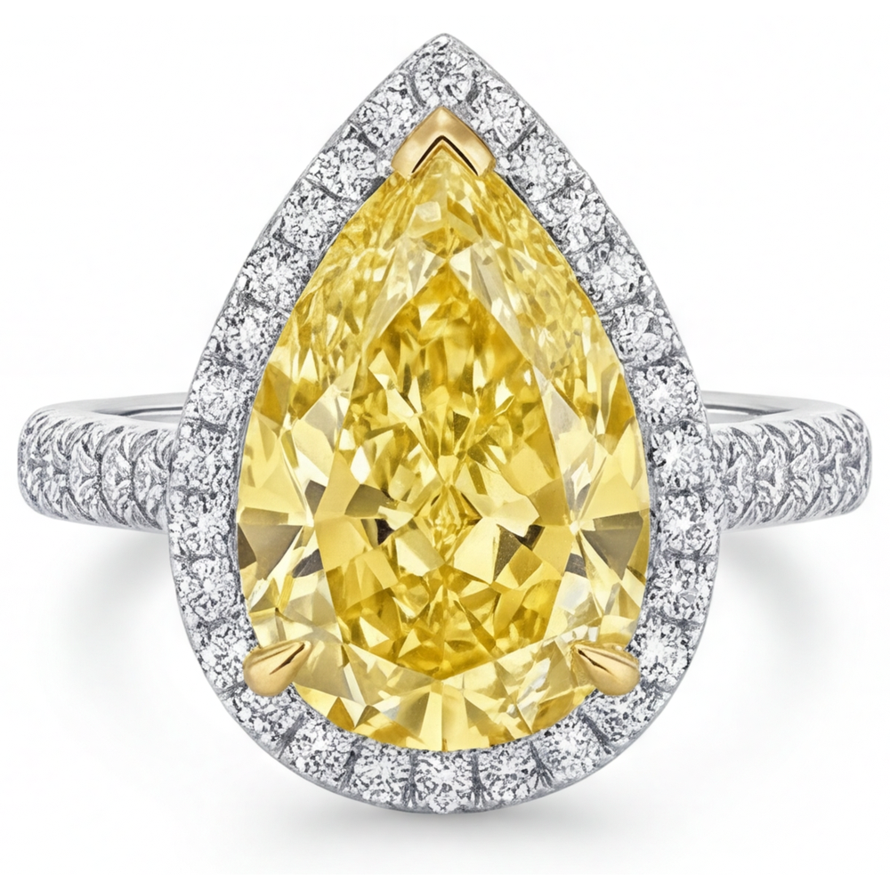 Handgemachter Schmuck-Ring 3,50 Karat – Hauptansicht