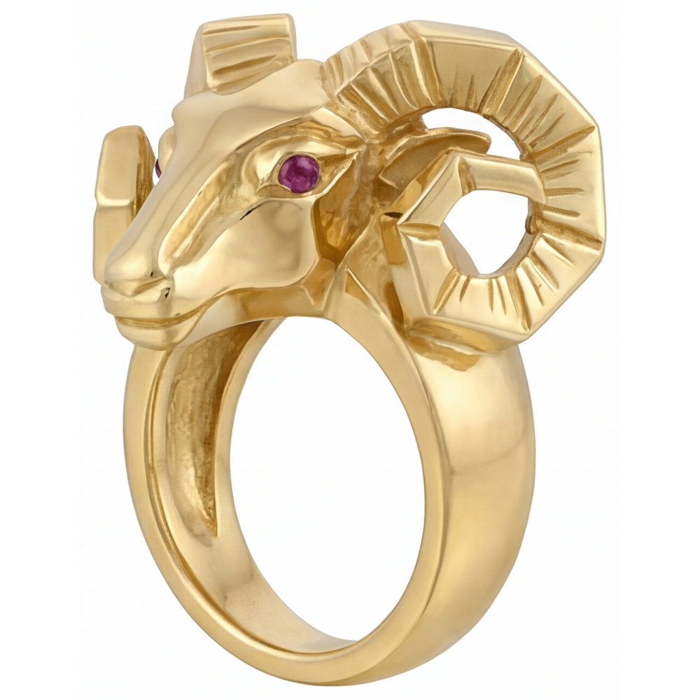 Schimmernder Edelstein-Ring 0,10 Karat – Seitenansicht
