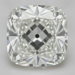 Loser Diamant G VS1 Echter Alter Bergmann Kissenschliff aus der Erde gewonnen 9 Karat