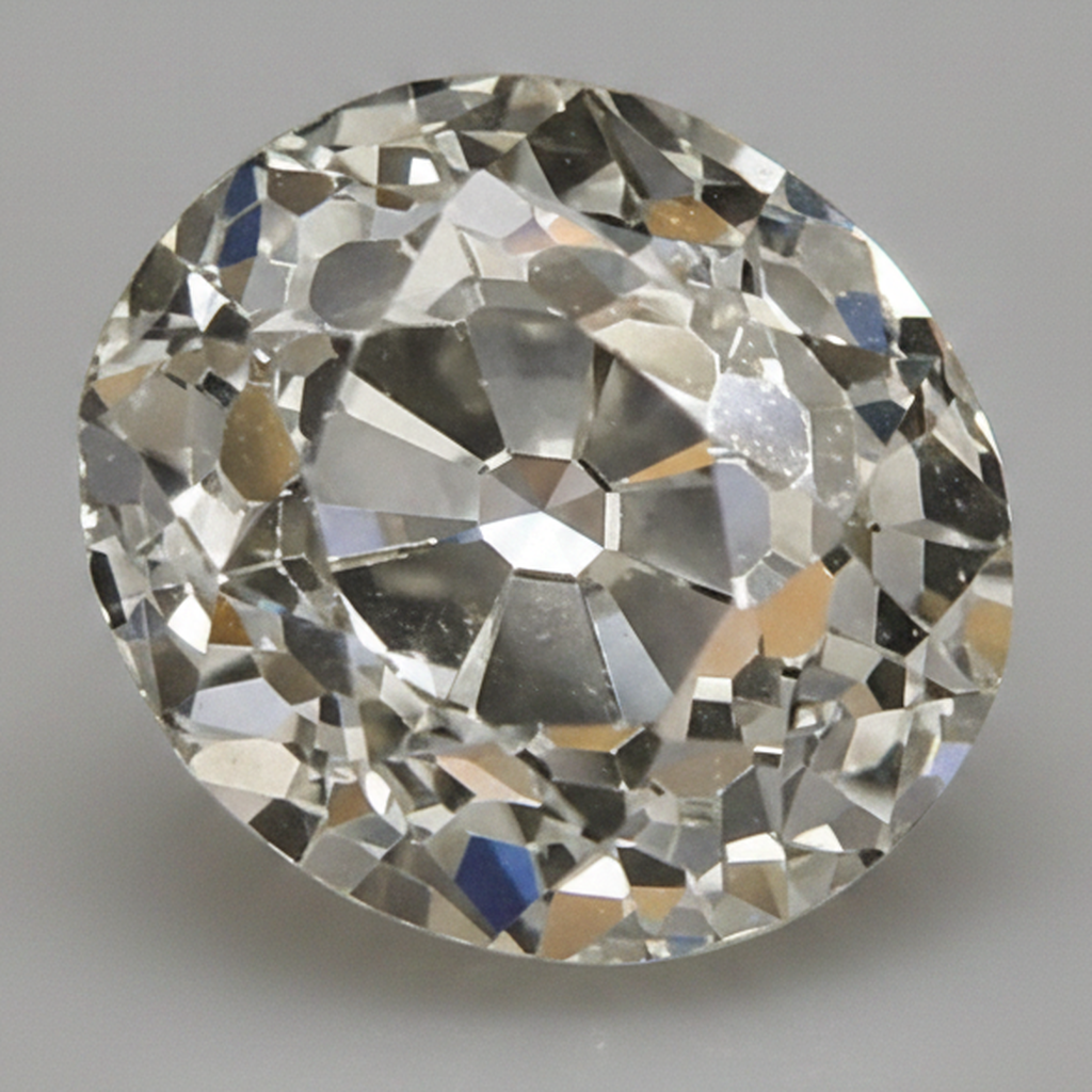 Loser Diamant Altschliff Rund Echt 9 Karat Natur F VS1