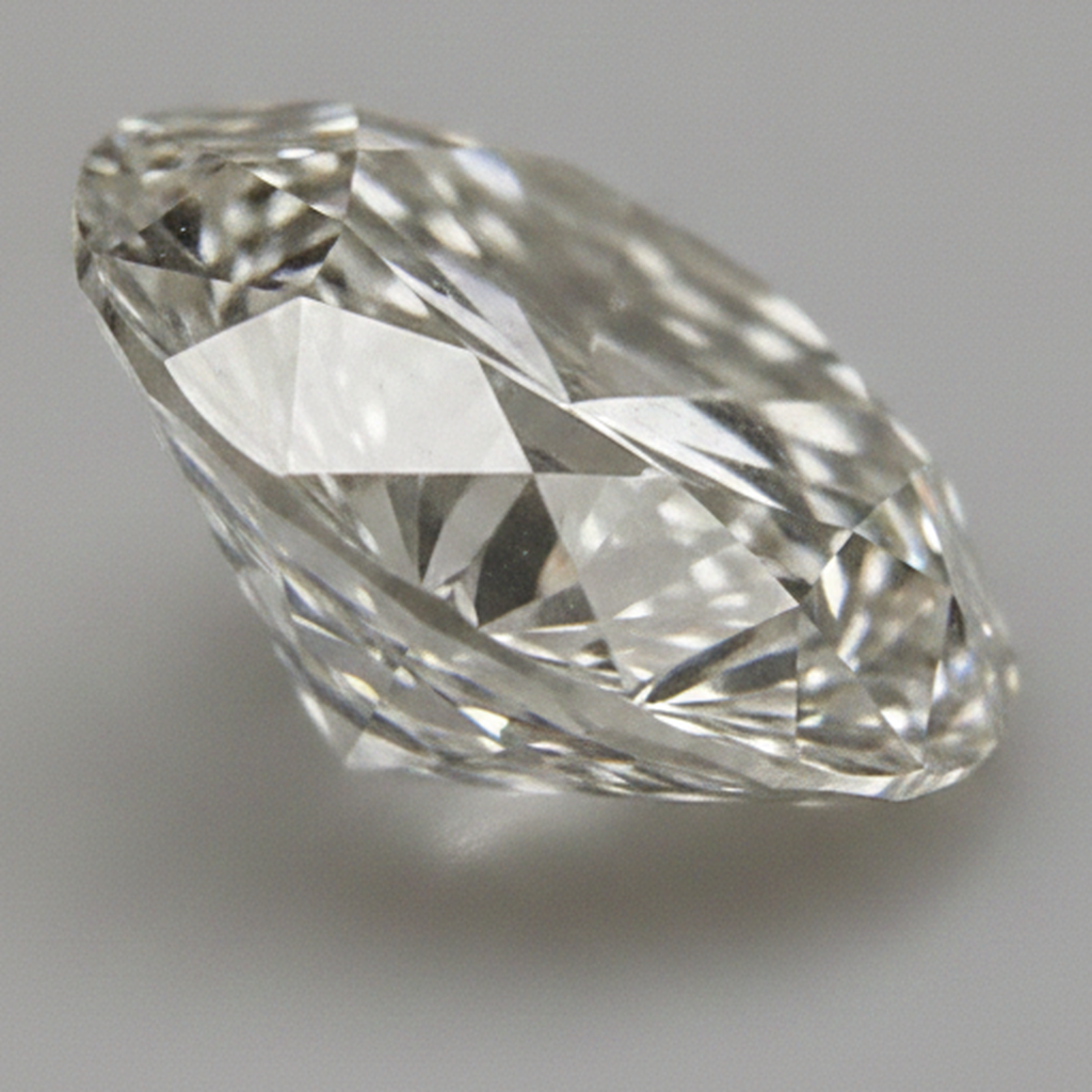 Loser Diamant Altschliff Rund Echt 9 Karat Natur F VS1