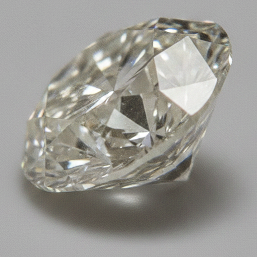 Loser Diamant Alter Bergmann Rundschliff Echt G VS1 7 Karat Natur
