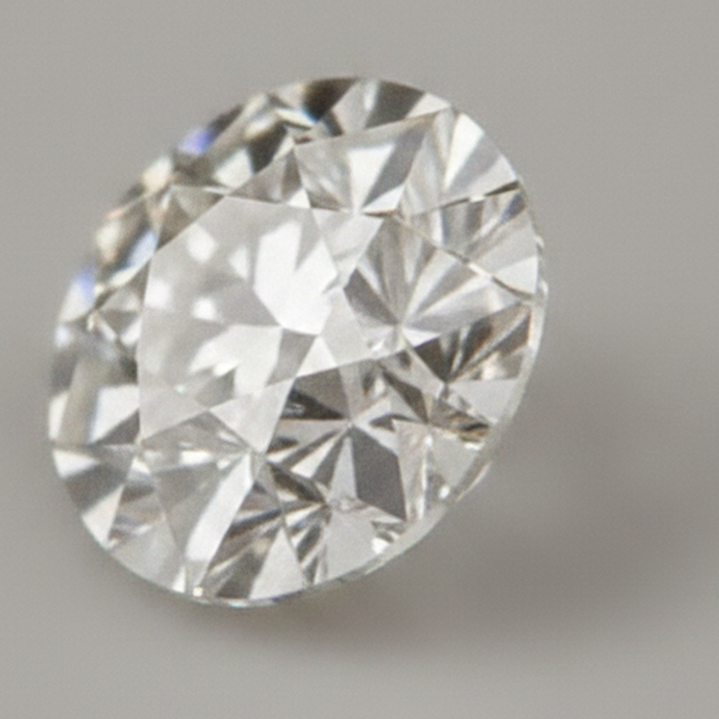 Natürlicher F VS1 1,5 Karat Runder aus der Erde gewonnener loser Diamant Alteuropäischer Schliff Natur