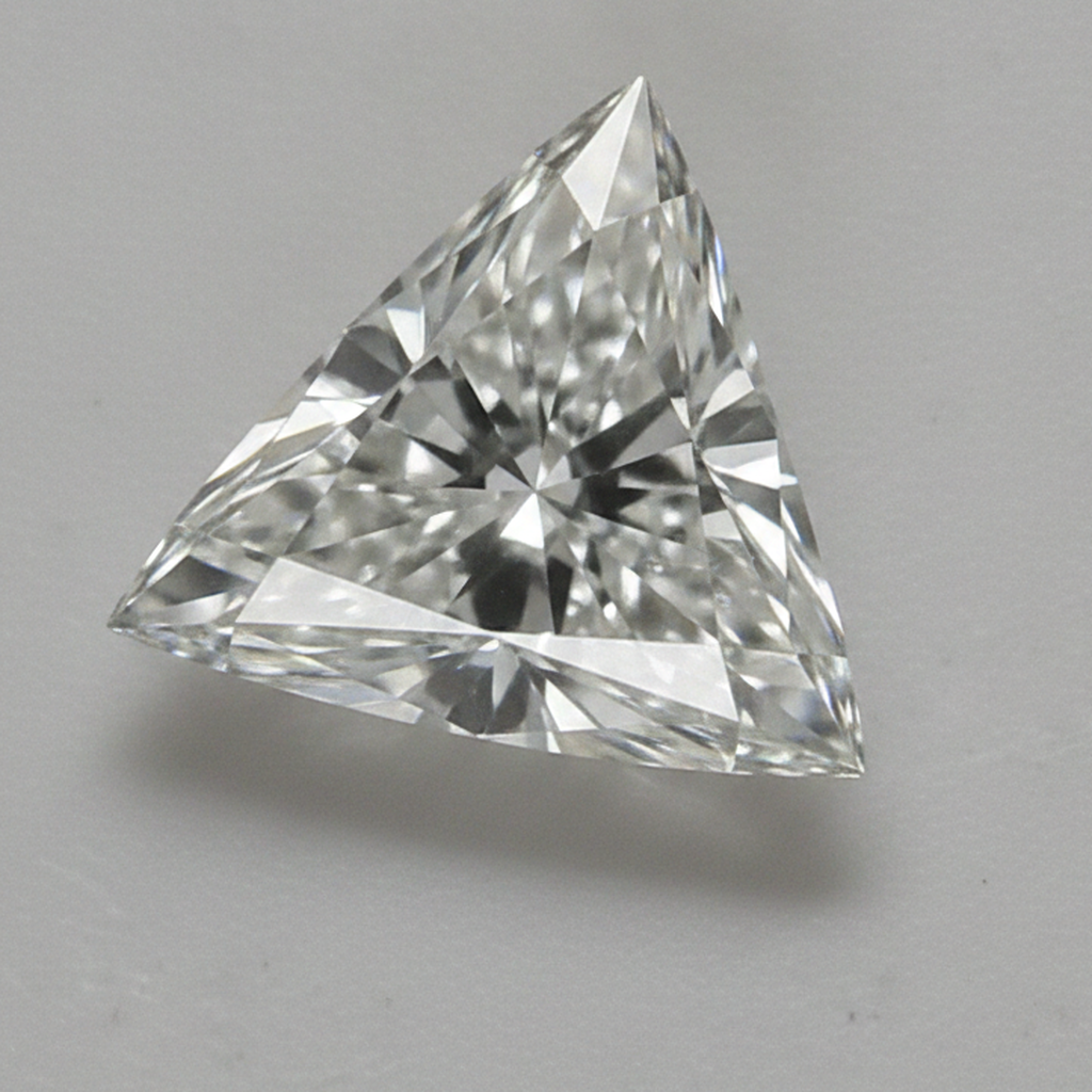 Natürlicher F VS1 aus der Erde gewonnener 10 Karat Trillion-Schliff natürlicher loser Diamant