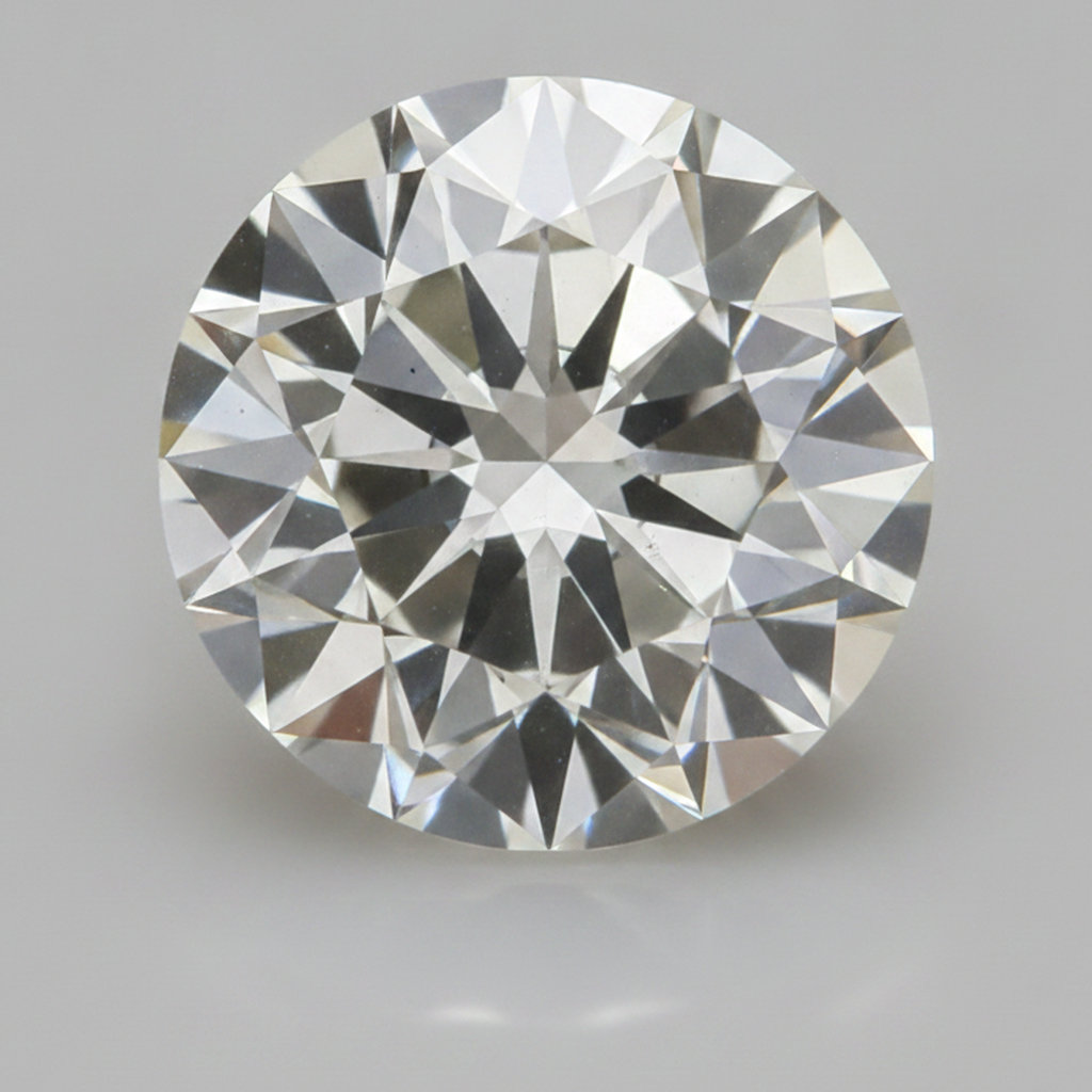 Natürlicher, unbehandelter F VS1 Alteuropäischer Schliff loser Diamant 2,5 Karat aus der Erde gewonnen, rund