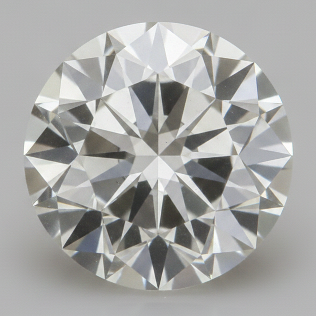 Natürlicher, unbehandelter F VS1 Alteuropäischer Schliff loser Diamant 2,5 Karat aus der Erde gewonnen, rund