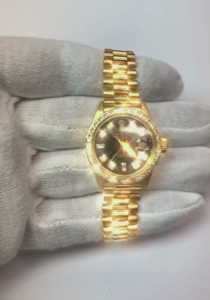 Rolex Date Just Uhr, Lünette