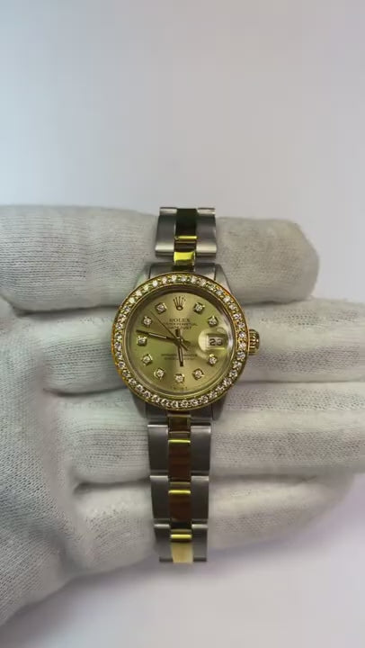 Edelstahl und Gold Rolex