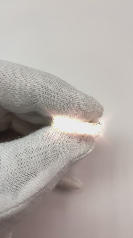 5,25 Karat Prinzessin Echt Aus der Erde Abgebauter Natürlicher Diamanten Eternity Band Weißgold 14K