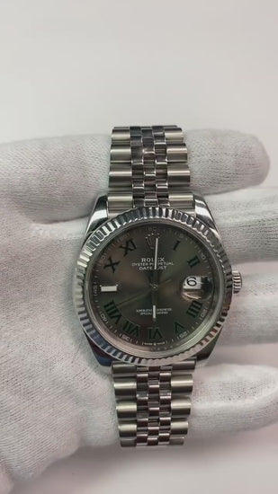 Herrenuhr aus Edelstahl Rolex