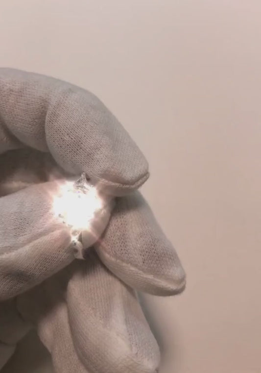 Oval geschliffener 3-Karat-Diamant-Schmuckring mit drei Steinen, 18 Karat echtes Weißgold