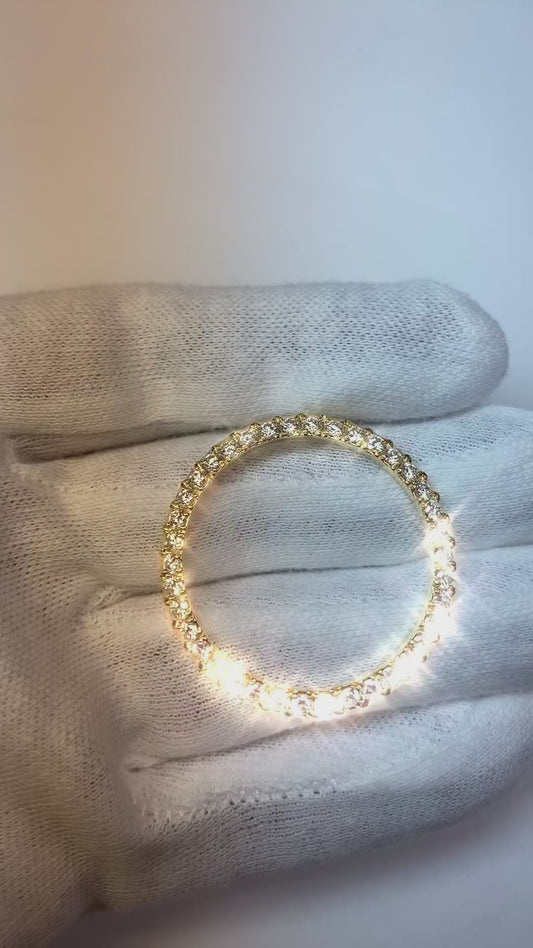 Maßgefertigte Diamantlünette mit 3 Karat für die Rolex Datejust- und President-Uhren