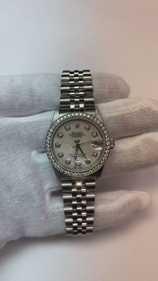 Perlmutt Datejust Rolex