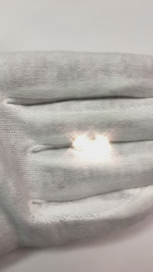 14K Weißgold 2,00 Karat Echt Aus der Erde Abgebauter Natürlicher Diamanten Damen Ohrstecker Neu