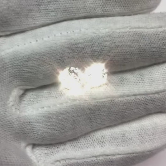 4K G SI1 Diamanten, echte wunderschöne Ohrstecker aus Platin