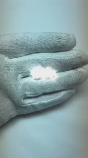 Lässige Ohrstecker mit 8 Karat Echt Aus der Erde Abgebauter Natürlicher Diamant