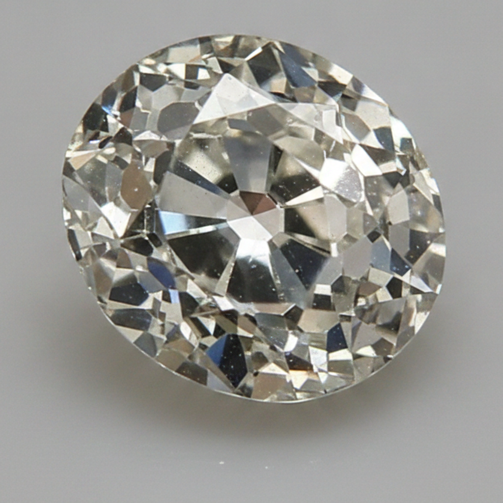 Echter, natürlicher H VS1 8 Karat Alter Bergmann runder loser Diamant