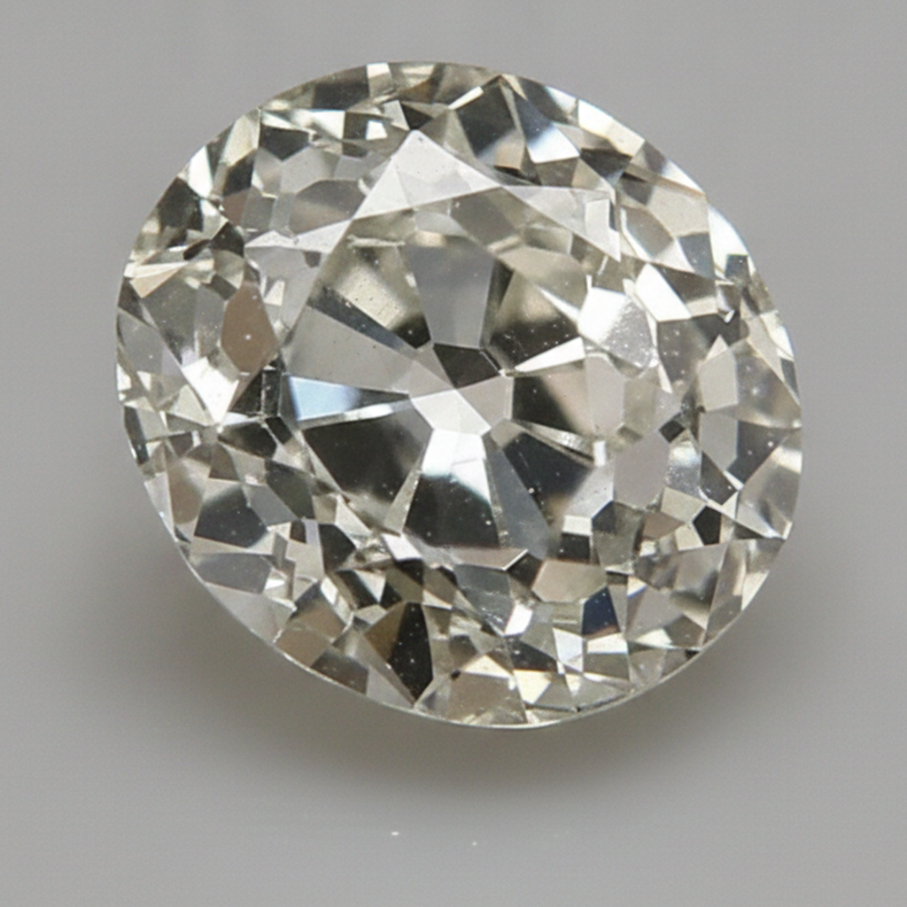 Echter, natürlicher H VS1 8 Karat Alter Bergmann runder loser Diamant