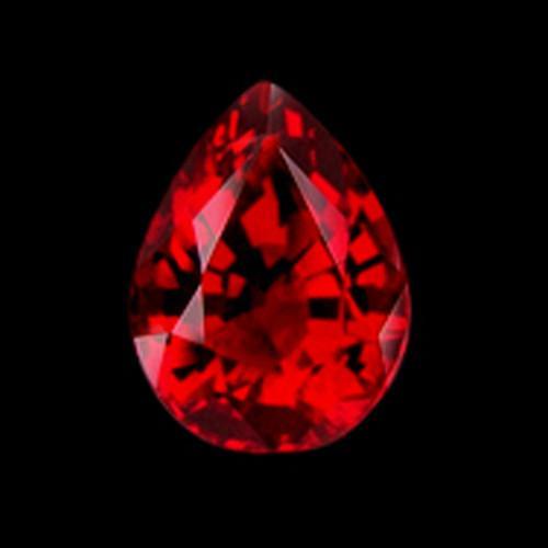 Naturreiner Rubin Loser Schmuckstein 1,5 Karat 14K Weißgold – Hauptansicht