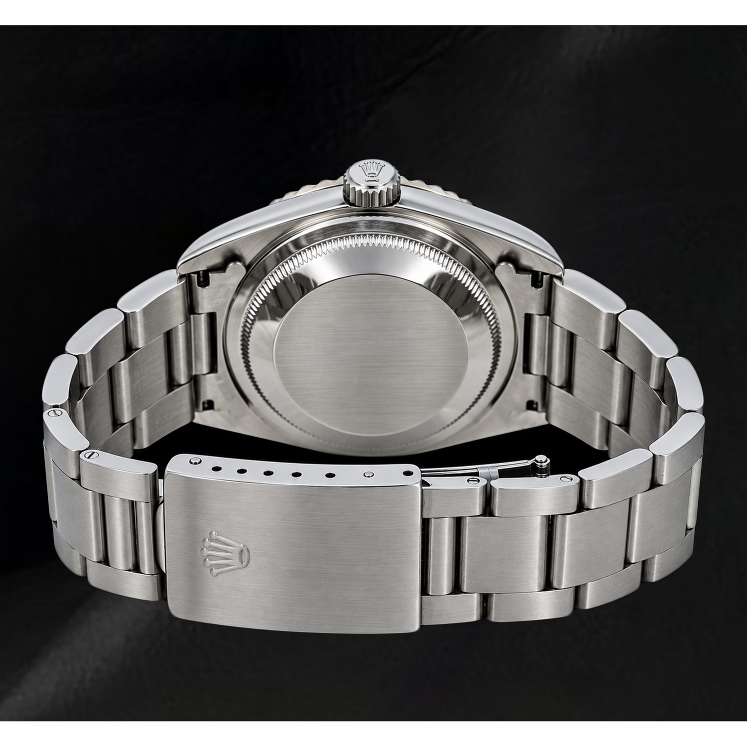 Rolex 16200 Datejust 36 mm Edelstahl-Armbanduhr mit rotem Diamantzifferblatt