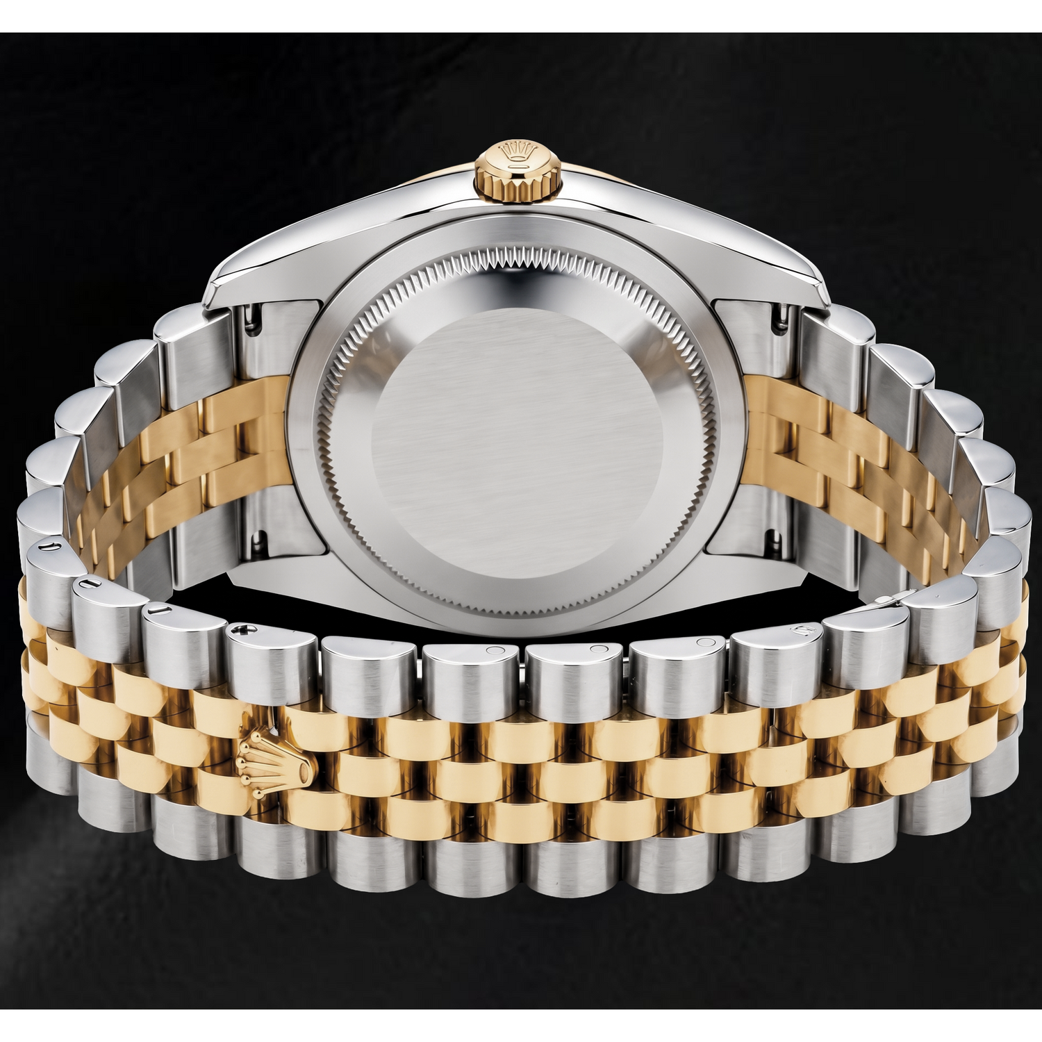 Rolex Datejust 116233 36 mm Bicolor-Uhr mit silbernem Diamantzifferblatt