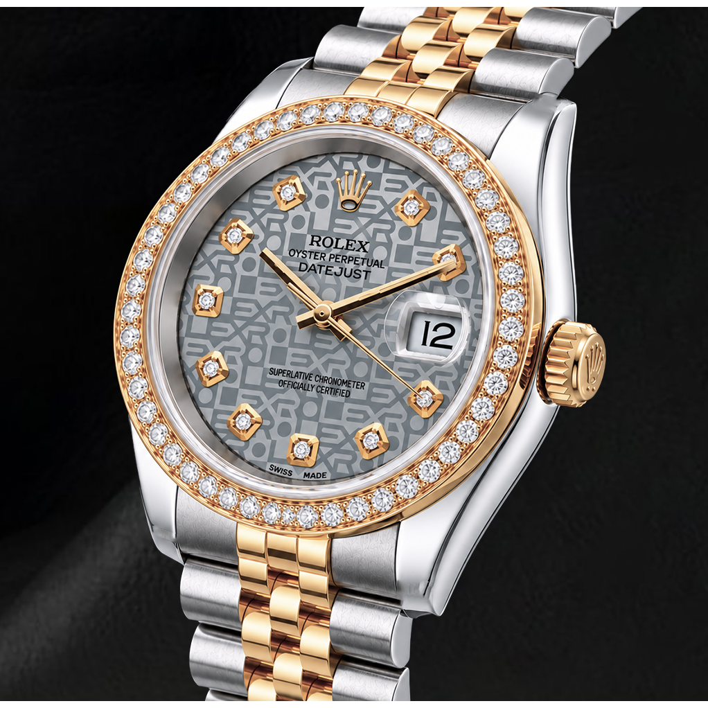 Rolex Datejust 116233 Silbernes Diamantzifferblatt 36 mm Bicolor-Uhr