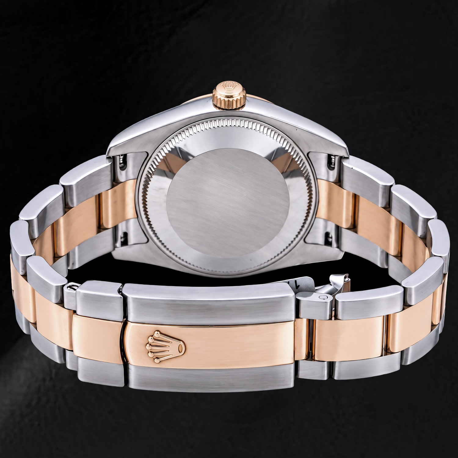 Rolex Datejust 126301 41 mm Bicolor-Uhr mit weißem Perlmutt-Diamantzifferblatt