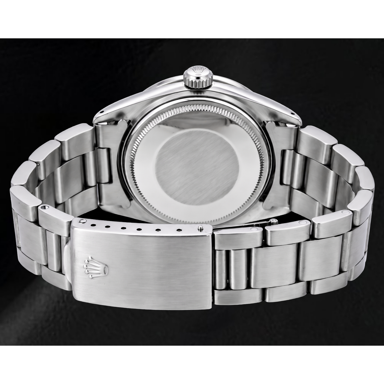 Rolex Datejust 1601 36 mm Edelstahl-Uhr mit weißem Diamantzifferblatt
