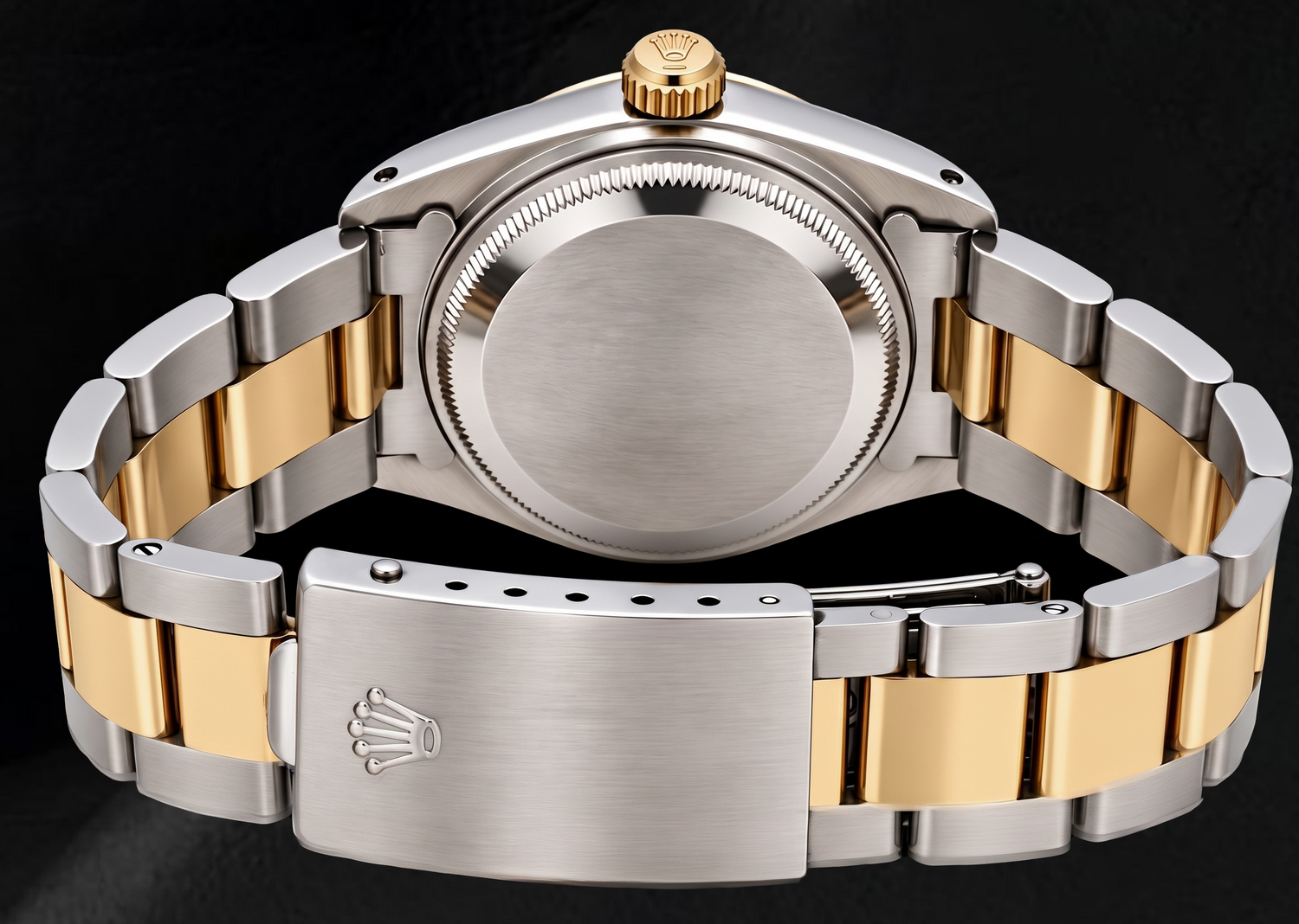 Rolex Datejust 16013 36 mm Bicolor-Uhr mit Champagner-Diamantzifferblatt