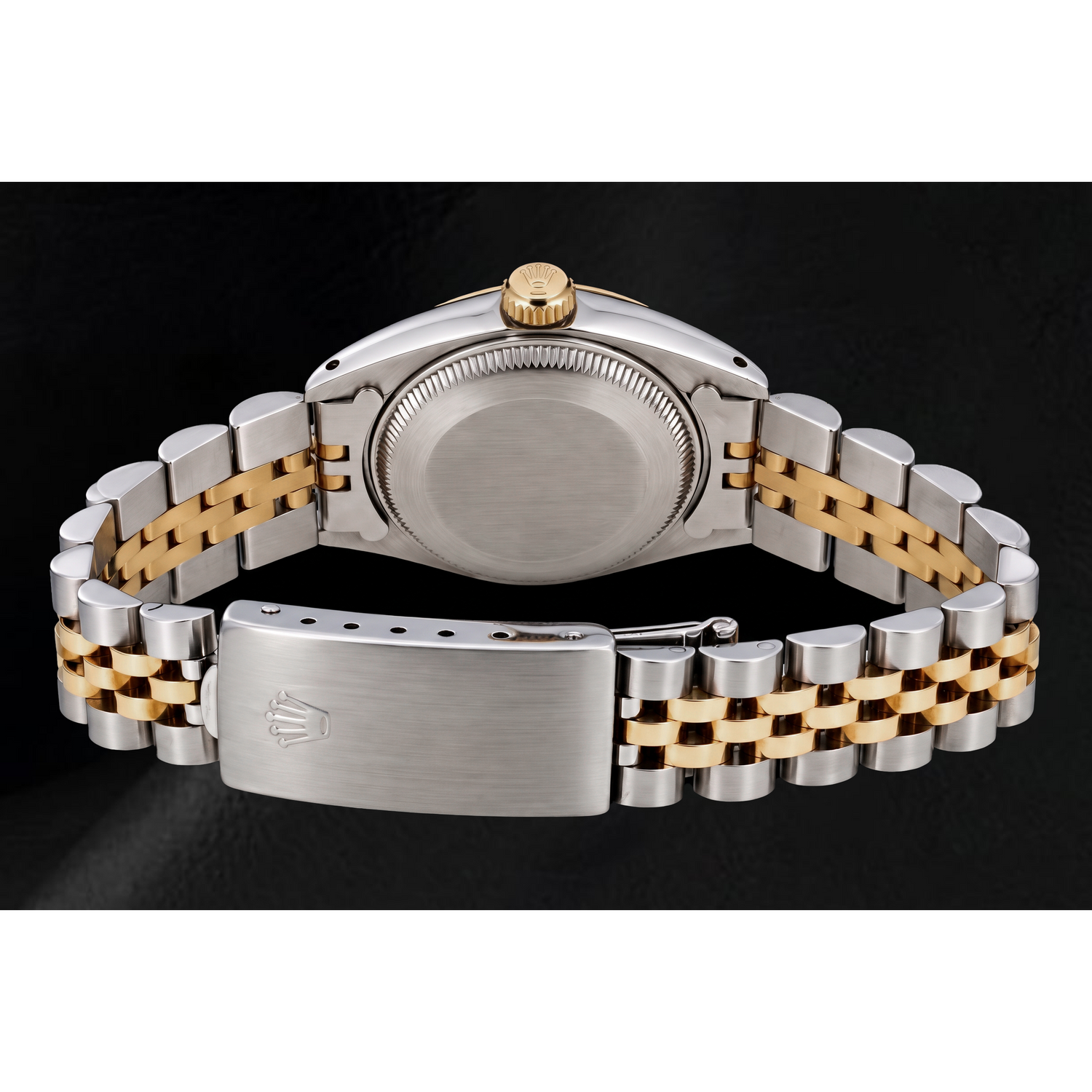 Rolex Datejust 16013 36 mm Bicolor-Uhr mit weißem Perlmutt-Diamantzifferblatt