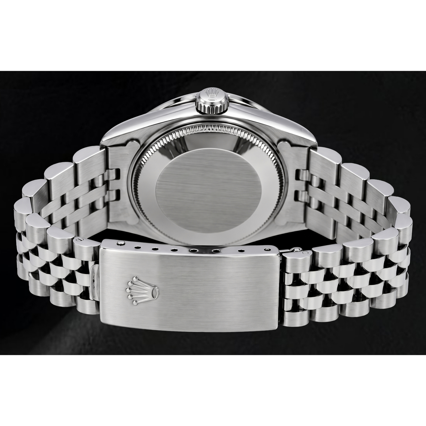 Rolex Datejust 16234 36 mm Edelstahl-Uhr mit blauem Diamantzifferblatt