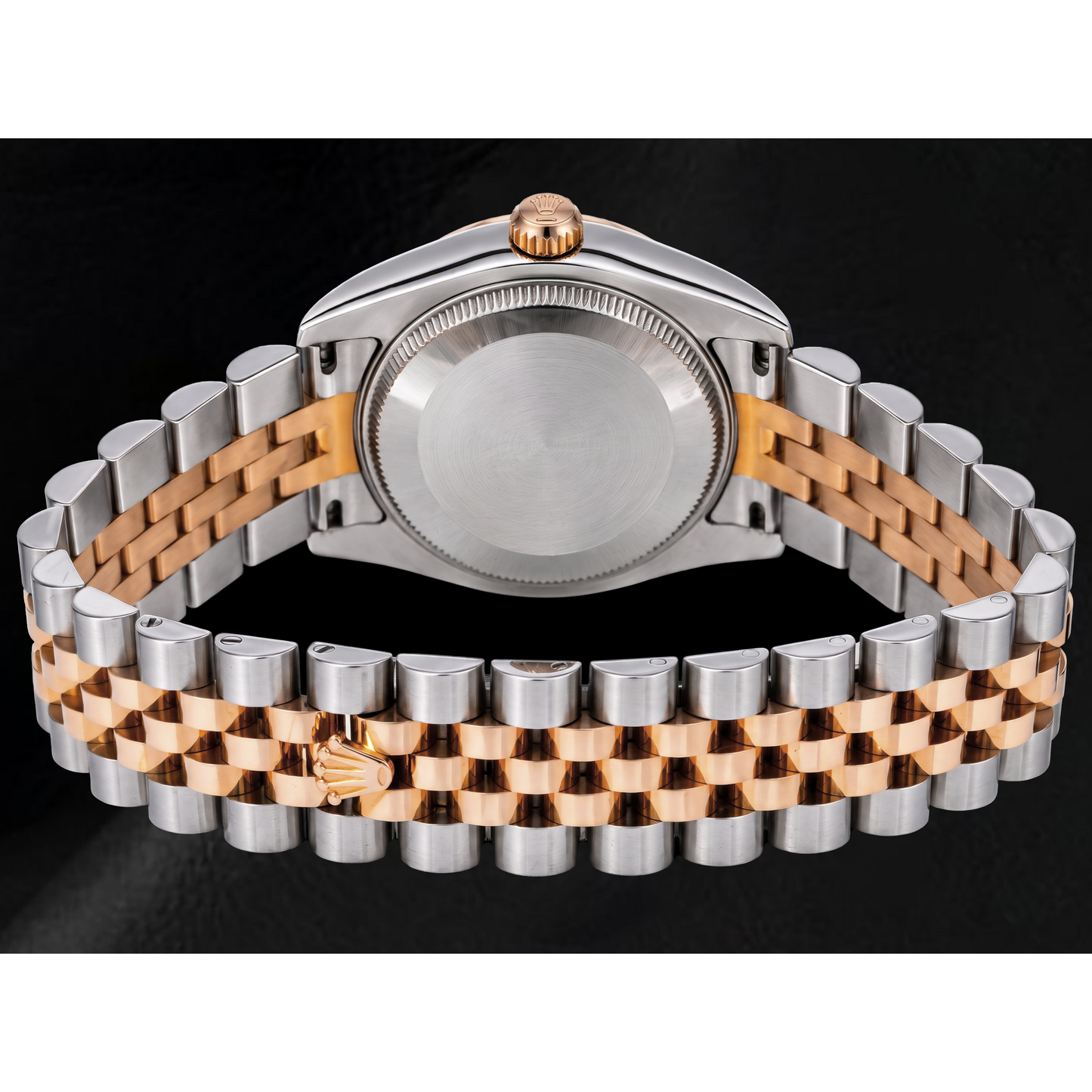 Rolex Datejust 178271 31 mm Bicolor-Uhr mit silberfarbenem Zifferblatt und römischen Ziffern