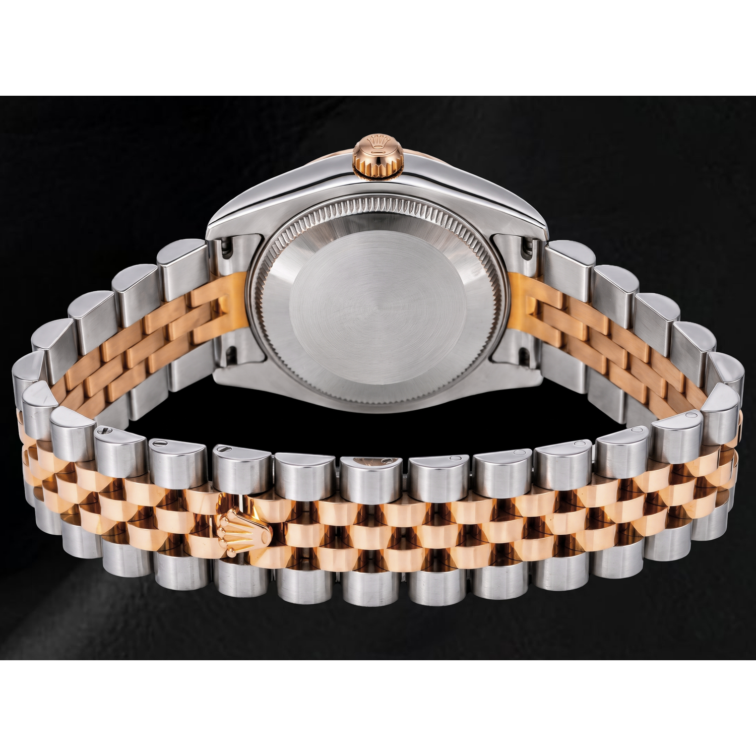 Rolex Datejust 178271 31 mm Bicolor-Uhr mit silberfarbenem Zifferblatt und römischen Ziffern