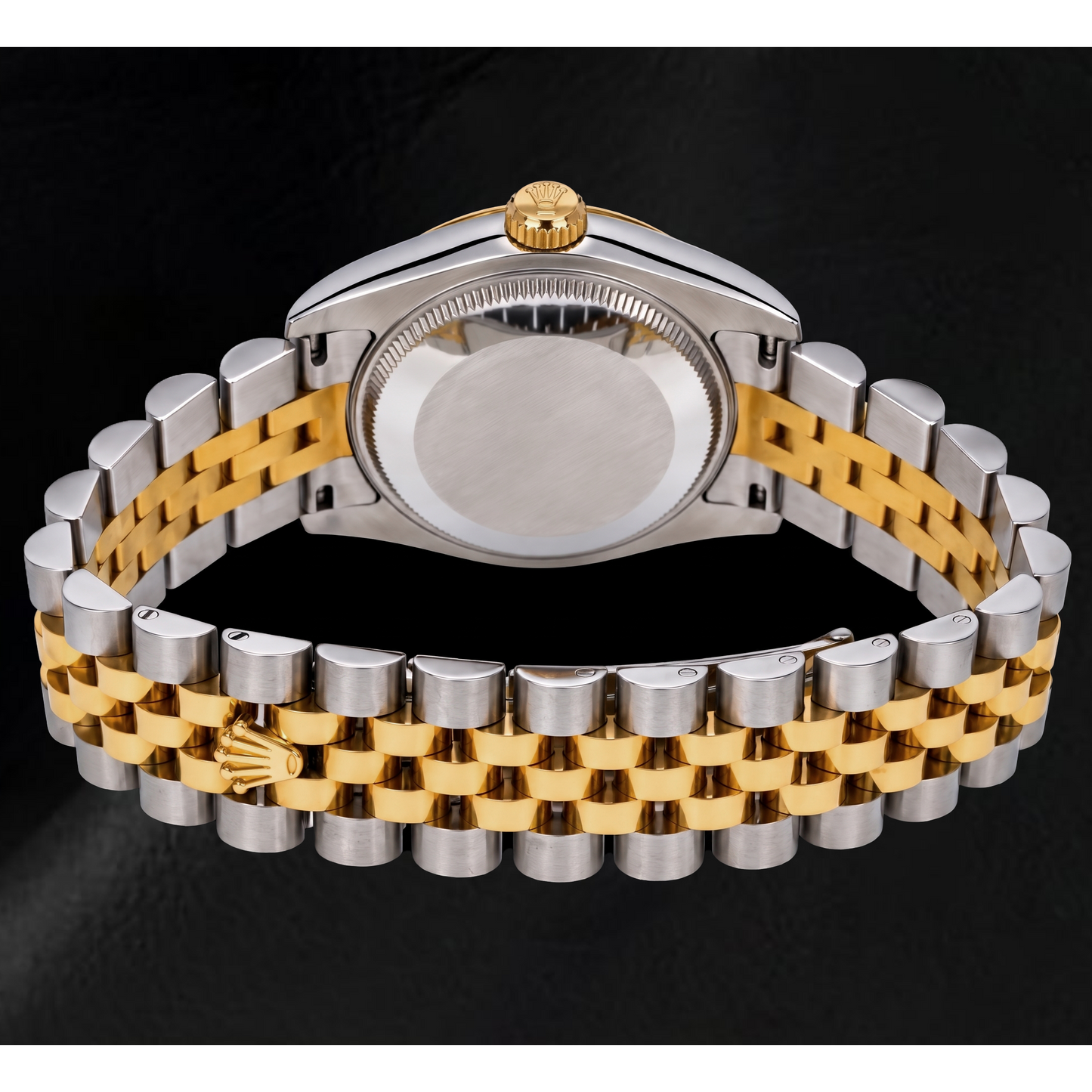 Rolex Datejust 178273 31 mm Bicolor Uhr mit champagnerfarbenem Zifferblatt und römischen Ziffern