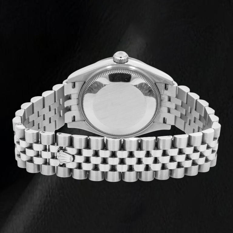 Rolex Datejust 31 mm 178274 Edelstahluhr mit blauem Zifferblatt mit römischen Ziffern